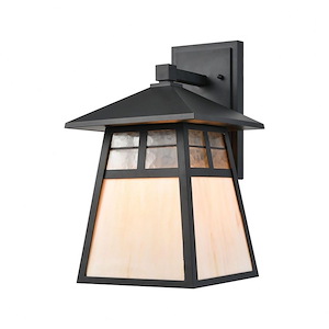 Cottage - 1 Light Wall Sconce in Traditional Style with Mission and Southwestern inspirations - 15 Inches tall and 9 inches wide - 881555