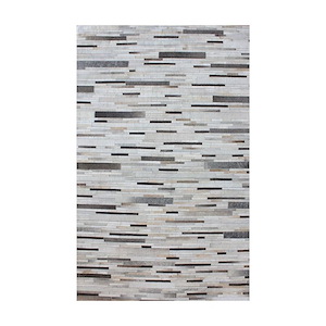 Joico - 16x16 Inch Hand Stitched Leather Patchwork Rug