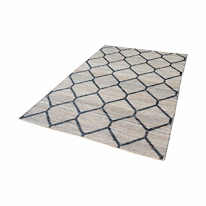 Econ Jacquard - Jute Rug In Glam Style-1 Inches Tall and 60 Inches Wide