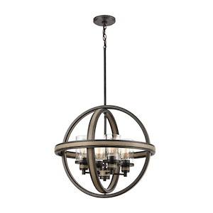 Beaufort - 4 Light Chandelier in Transitional Style with Modern Farmhouse and Country/Cottage inspirations - 21 Inches tall and 21 inches wide - 921300