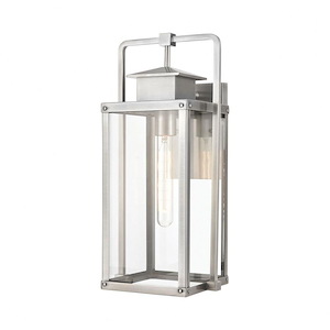 Crested Butte - 1 Light Outdoor Wall Sconce in Transitional Style with Mission and Vintage Charm inspirations - 14 Inches tall and 7 inches wide - 1208859