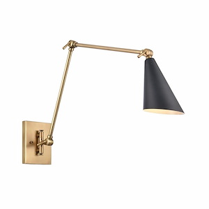 Luca - 1 Light Swingarm Wall Sconce In Modern Style-18.5 Inches Tall and 4.75 Inches Wide