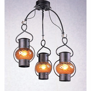 3 Light Chandelier-1 Inches Tall