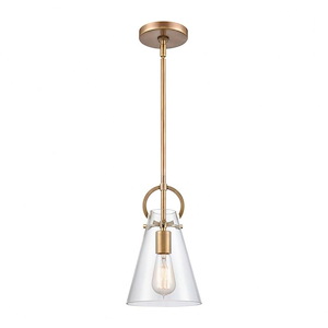 Gabby - 1 Light Mini Pendant In Modern Style-12 Inches Tall and 7 Inches Wide - 1273873