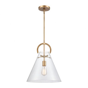 Gabby - 1 Light Pendant In Modern Style-16 Inches Tall and 14 Inches Wide - 1273855