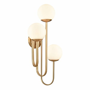 Caroline - 3 Light Wall Sconce In Modern Style-27.75 Inches Tall and 13.25 Inches Wide - 1284684