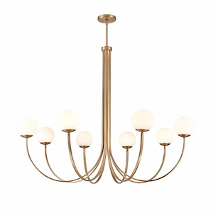 Caroline - 8 Light Chandelier In Modern Style-42.75 Inches Tall and 54 Inches Wide - 1284539