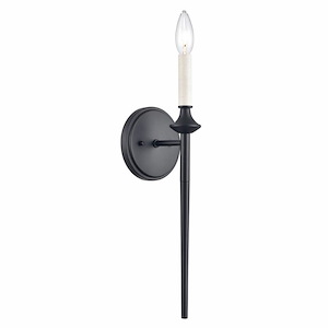 Solomon - 1 Light Wall Sconce In Traditional Style-16.75 Inches Tall and 5 Inches Wide
