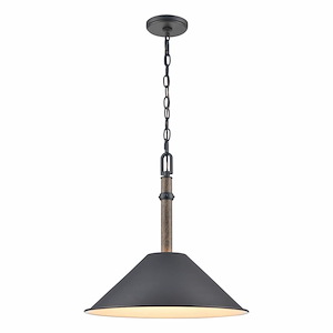 Neville - 1 Light Pendant In Farmhouse Style-18.25 Inches Tall and 18 Inches Wide