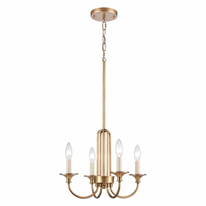 Cecil - 4 Light Semi Flush Mount In Traditional Style-12.75 Inches Tall and 16 Inches Wide - 1284501
