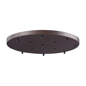 Accessory - Round Pan in Transitional Style with Mid-Century and Retro inspirations - 2 Inches tall and 18 inches wide - 1208998