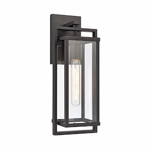 Gladwyn - 1 Light Outdoor Wall Sconce In Farmhouse Style-16.5 Inches Tall and 6.25 Inches Wide