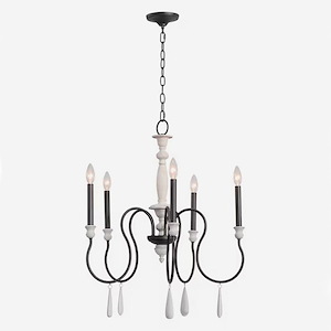Brownell - 5 Light Chandelier-29 Inches Tall and 24.5 Inches Wide - 1336015