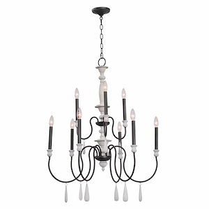 Brownell - 9 Light Chandelier-33 Inches Tall and 30 Inches Wide - 1336016