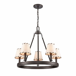Marion - 5 Light Chandelier-20.5 Inches Tall and 24.5 Inches Wide