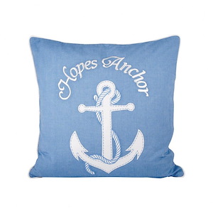 Hopes Anchor - 20x20 Inch Pillow Cover Only