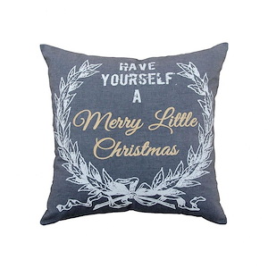 Merry Lil Christmas - 24x24 Inch Pillow