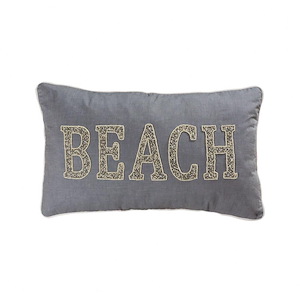 Beach - 16x26 Inch Lumbar Pillow