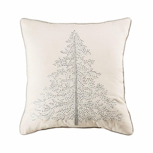 Glistening Trees - Pillow In Rustic Style-5.5 Inches Tall and 20 Inches Wide