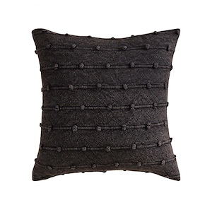 Charcoal Knots - 20x20 Inch Pillow
