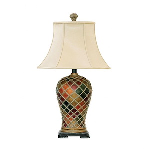 Joseph - Traditional Style w/ Eclectic inspirations - Composite 1 Light Table Lamp - 30 Inches tall 18 Inches wide - 873942