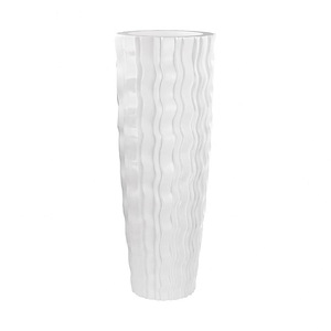 Vivo - Transitional Style w/ Luxe/Glam inspirations - Fiberglass Vessel - 47 Inches tall 18 Inches wide