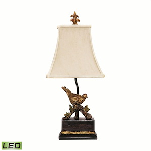 Perching Robin - 9W 1 LED Table Lamp In Rustic Style-21 Inches Tall and 9 Inches Wide - 1304238