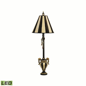 Carnival Stripe - 9W 1 LED Table Lamp In Traditional Style-32 Inches Tall and 11 Inches Wide - 1303429