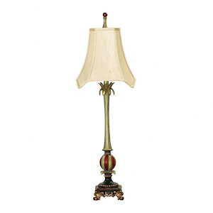 Whimsical Elegance - Traditional Style w/ VintageCharm inspirations - Composite 1 Light Table Lamp - 35 Inches tall 8 Inches wide