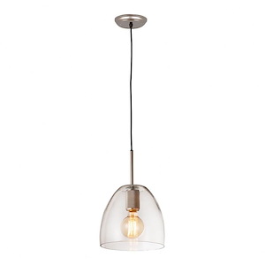 Netta - 1 Light Mini Pendant In Modern Style-8 Inches Tall and 10 Inches Wide