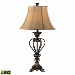 Lyon - 9W 1 LED Table Lamp In Art Deco Style-34 Inches Tall and 18 Inches Wide