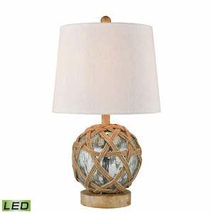 Crosswick - 9W 1 LED Table Lamp In Art Deco Style-20 Inches Tall and 12 Inches Wide - 1303760