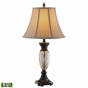 Tempe - 9W 1 LED Table Lamp In Art Deco Style-31.25 Inches Tall and 16 Inches Wide