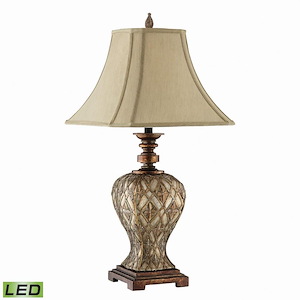 Jaela - 9W 1 LED Table Lamp In Art Deco Style-31.25 Inches Tall and 16 Inches Wide - 1303418