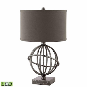 Lichfield - 9W 1 LED Table Lamp In Art Deco Style-25.25 Inches Tall and 15 Inches Wide - 1303433