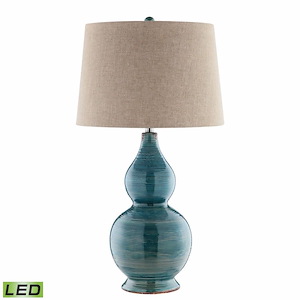Lara - 9W 1 LED Table Lamp In Art Deco Style-31.75 Inches Tall and 17 Inches Wide - 1303667