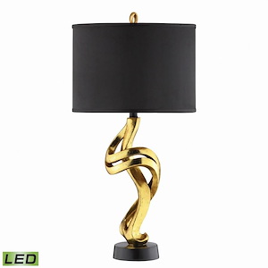 Belle - 9W 1 LED Table Lamp In Art Deco Style-30 Inches Tall and 15 Inches Wide
