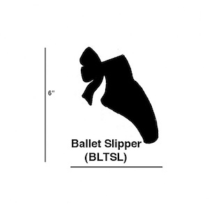 Ballet Slipper - 5.5- Inch Cookie Cutter (Set of 6)