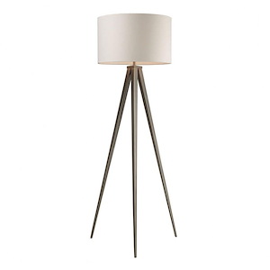 Salford - Modern/Contemporary Style w/ Urban/Industrial inspirations - Steel 1 Light Floor Lamp - 61 Inches tall 20 Inches wide - 874886