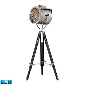 Curzon - Transitional Style w/ Urban/Industrial inspirations - 9.5W 1 LED Adjustable Floor Lamp - 67 Inches tall 11 Inches wide - 873239