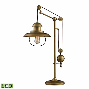 Farmhouse - 9W 1 LED Desk Lamp In Industrial Style-32 Inches Tall and 19 Inches Wide - 1303471