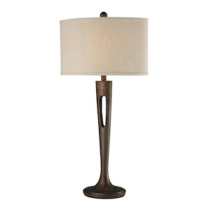Martcliff - Transitional Style w/ Luxe/Glam inspirations - Metal 1 Light Table Lamp - 35 Inches tall 17 Inches wide - 874231