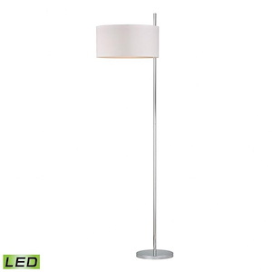Attwood - Modern/Contemporary Style w/ Luxe/Glam inspirations - Metal 9.5W 1 LED Floor Lamp - 64 Inches tall 22 Inches wide