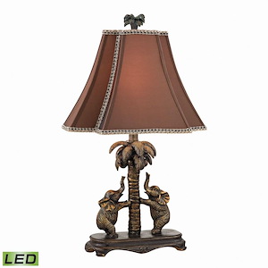 Adamslane - 9W 1 LED Table Lamp In Glam Style-24 Inches Tall and 13 Inches Wide