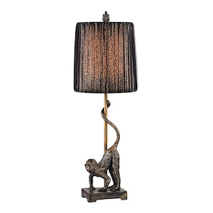 Aston - Traditional Style w/ VintageCharm inspirations - Composite and Metal 1 Light Accent Lamp - 26 Inches tall 10 Inches wide - 872692