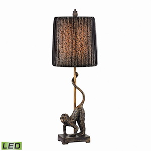 Aston - 9W 1 LED Table Lamp In Glam Style-26 Inches Tall and 10 Inches Wide