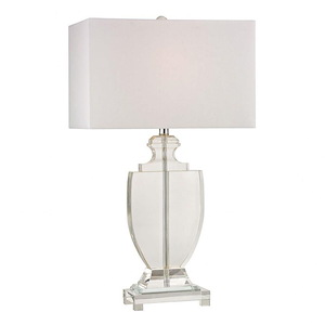 Avonmead - Traditional Style w/ Luxe/Glam inspirations - Crystal 1 Light Table Lamp - 26 Inches tall 16 Inches wide