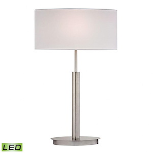 Port Elizabeth - Modern/Contemporary Style w/ Luxe/Glam inspirations - Metal 9.5W 1 LED Table Lamp - 24 Inches tall 15 Inches wide