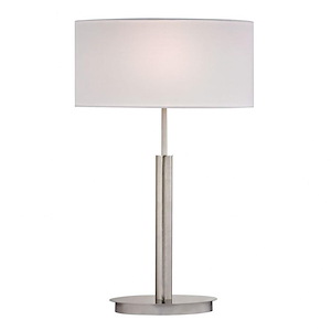 Port Elizabeth - Modern/Contemporary Style w/ Luxe/Glam inspirations - Metal 1 Light Table Lamp - 24 Inches tall 15 Inches wide