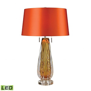 Modena - 19W 2 LED Table Lamp In Industrial Style-26 Inches Tall and 16 Inches Wide
